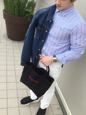 GUESS JAPANさん(メンズ・161cm)の春コーディネート