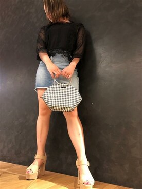 GUESS JAPANさん（レディース・161cm）の春コーディネート
