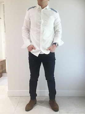 GUESS JAPANさん（メンズ・163cm）の春コーディネート