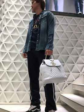 GUESS JAPANさん（メンズ・179cm）の春コーディネート