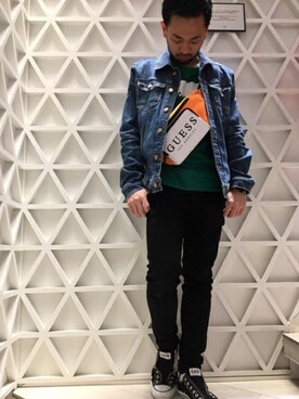 GUESS JAPANさん(メンズ・166cm)の春コーディネート