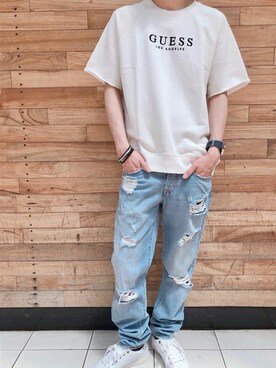 GUESS JAPANさん(メンズ・173cm)の夏コーディネート