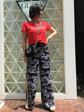 GUESS JAPANさん（レディース・170cm）の夏コーディネート