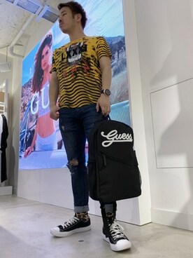 GUESS JAPANさん(メンズ・170cm)の夏コーディネート