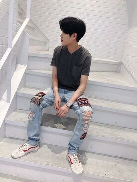 GUESS JAPANさん（メンズ・171cm）の夏コーディネート