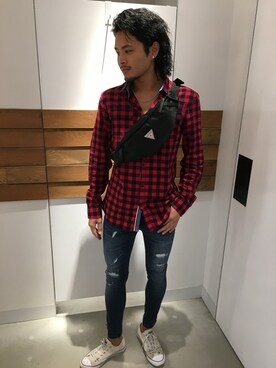 GUESS JAPANさん(メンズ・173cm)の夏コーディネート