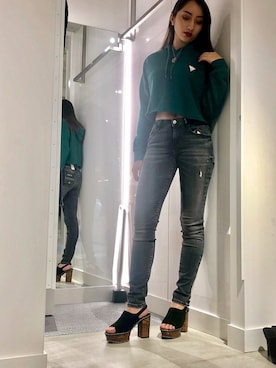 GUESS JAPANさん（レディース・161cm）の秋コーディネート