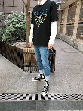 GUESS JAPANさん(メンズ・182cm)の秋コーディネート
