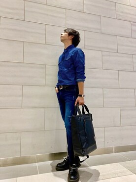 GUESS JAPANさん（メンズ・173cm）の秋コーディネート