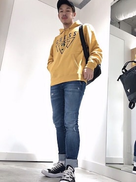 GUESS JAPANさん（メンズ・175cm）の秋コーディネート