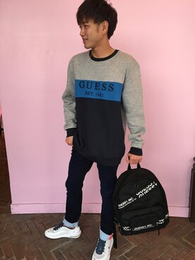 GUESS JAPANさん(メンズ・174cm)の秋コーディネート