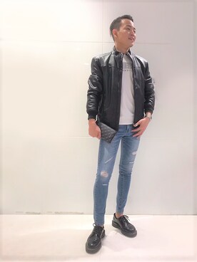 GUESS JAPANさん（メンズ・173cm）の秋コーディネート