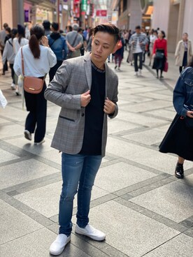 GUESS JAPANさん（メンズ・171cm）の秋コーディネート