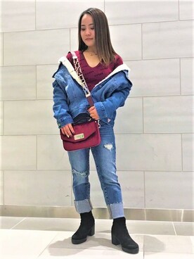 GUESS JAPANさん（レディース・153cm）の秋コーディネート