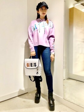 GUESS JAPANさん(レディース・161cm)の冬コーディネート