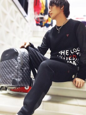 GUESS JAPANさん(メンズ・179cm)の冬コーディネート