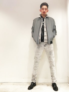 GUESS JAPANさん(メンズ・185cm)の冬コーディネート