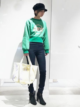 GUESS JAPANさん（レディース・160cm）の春コーディネート