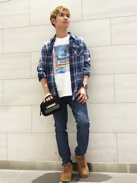 GUESS JAPANさん(メンズ・168cm)の春コーディネート