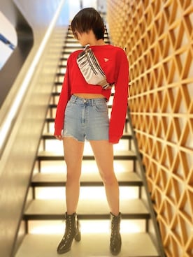 GUESS JAPANさん（レディース・166cm）の春コーディネート