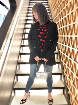 GUESS JAPANさん（レディース・161cm）の春コーディネート