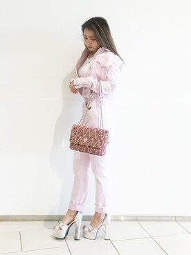 「guess名古屋」｜GUESS JAPANさん（レディース・150cm）の春コーディネート