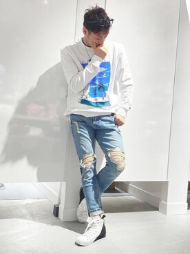 GUESS JAPANさん(メンズ・175cm)の春コーディネート