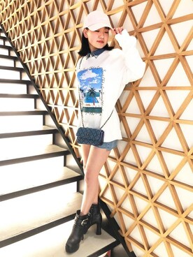 GUESS JAPANさん（レディース・158cm）の春コーディネート