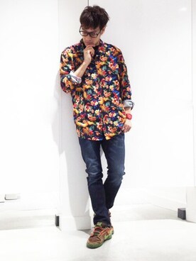 GUESS JAPANさん（メンズ・174cm）の春コーディネート