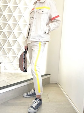 「guess渋谷」｜GUESS JAPANさん（メンズ・174cm）の春コーディネート