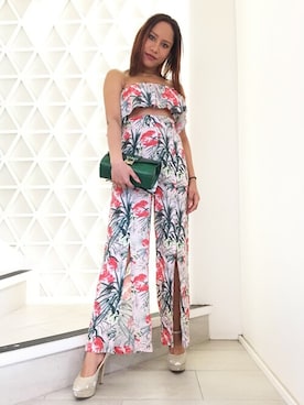 「guess渋谷」｜GUESS JAPANさん（レディース・161cm）の春コーディネート