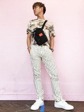 GUESS JAPANさん（メンズ・174cm）の夏コーディネート