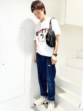 GUESS JAPANさん（メンズ・182cm）の夏コーディネート