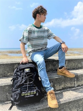 「Guess Jeans 」｜GUESS JAPANさん（メンズ・168cm）の秋コーディネート