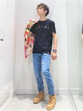 GUESS JAPANさん（メンズ・168cm）の秋コーディネート