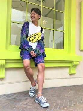 「Guess Jeans 」｜「アイテム（その他アウター）」を使った、GUESS JAPANさん（メンズ・174cm）の秋コーディネート