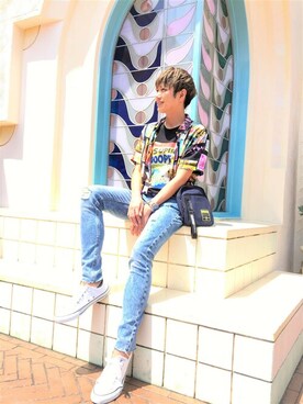 GUESS JAPANさん（メンズ・174cm）の秋コーディネート