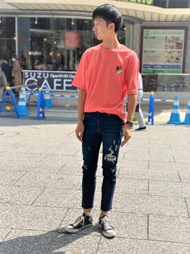 GUESS JAPANさん（メンズ・182cm）の秋コーディネート