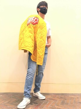 「Guess Jeans 」｜「アイテム（その他アウター）」を使った、GUESS JAPANさん（メンズ・174cm）の秋コーディネート