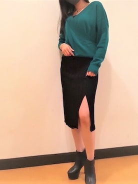 「Guess Jeans 」｜GUESS JAPANさん（レディース・158cm）の秋コーディネート