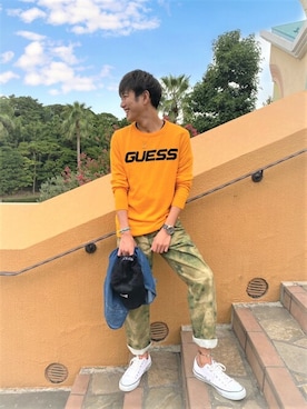 GUESS JAPANさん(メンズ・174cm)の秋コーディネート