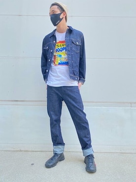 「Guess Jeans 」｜GUESS JAPANさん（メンズ・181cm）の秋コーディネート