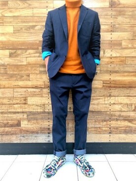 GUESS JAPANさん(メンズ・170cm)の冬コーディネート