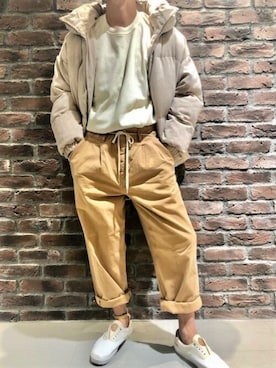 「Guess Jeans 」｜「アイテム（その他アウター）」を使った、GUESS JAPANさん（メンズ・170cm）の冬コーディネート