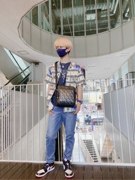 「Guess Jeans 」｜GUESS JAPANさん（メンズ・174cm）の夏コーディネート