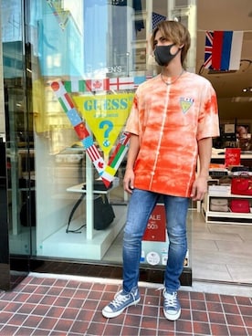 GUESS JAPANさん(メンズ・179cm)の夏コーディネート