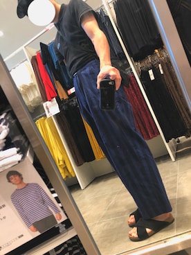 「URBAN RESEARCH（アーバンリサーチ）のアイテム（サンダル）」を使った、ニコルさん（メンズ・173cm）の夏コーディネート