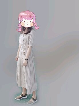 Angrybabyさん（レディース・165cm）の夏コーディネート