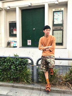 テンチュー竹内健さんのコーディネート