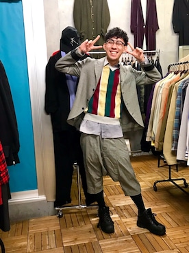 テンチュー竹内健さんのコーディネート